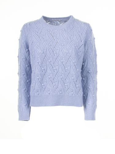 Kangra Blue Crewneck Sweater - Kangra - Modalova