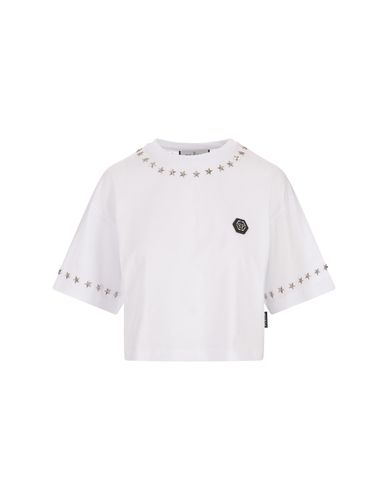 Cropped T-shirt Stars In - Philipp Plein - Modalova