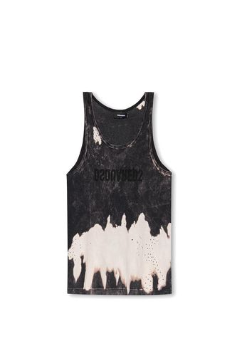 Logo-printed Crewneck Tank Top - Dsquared2 - Modalova