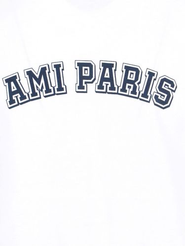 Paris Logo T-shirt - Ami Alexandre Mattiussi - Modalova