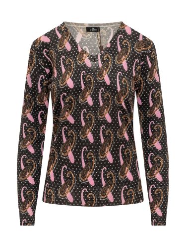 Etro V-neck Sweater - Etro - Modalova