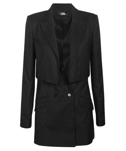 Double Breasted Blazer - Karl Lagerfeld - Modalova