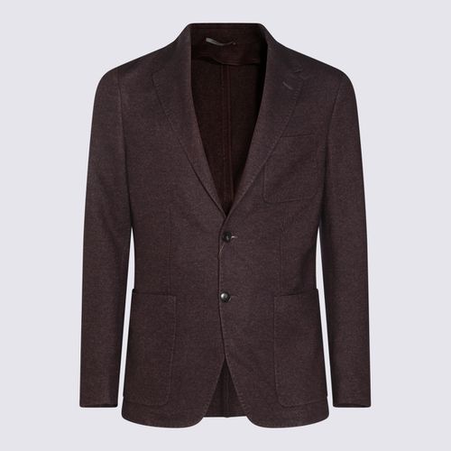 Canali Black Silk Blazer - Canali - Modalova