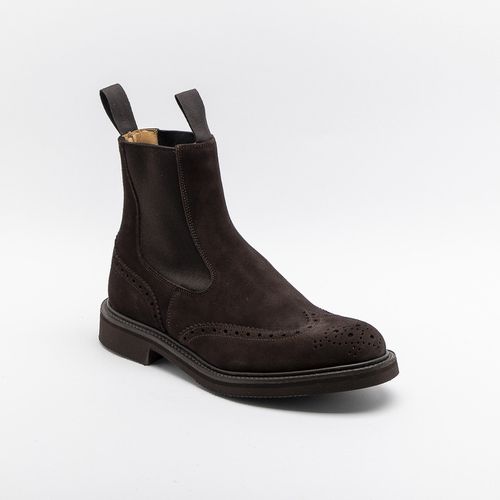 Henry Coffee Suede Chelsea Boot - Tricker's - Modalova