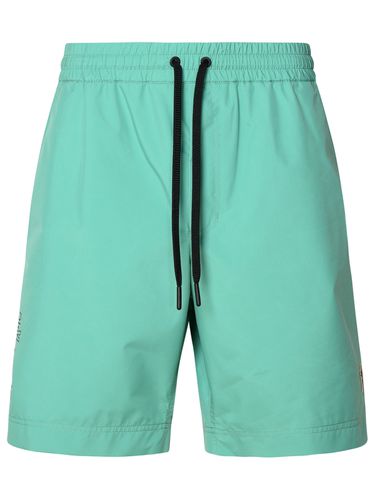 Teal Polyester Swimsuit - Moncler Grenoble - Modalova