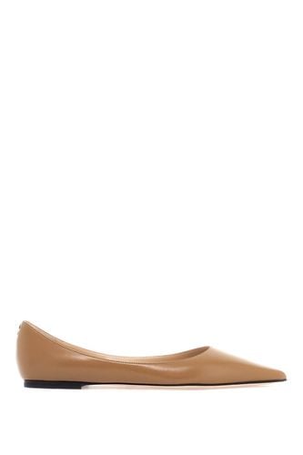 Smooth Leather Love Ballerina Flats - Jimmy Choo - Modalova