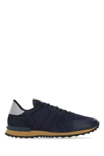 Multicolor Fabric And Suede Sneakers - Valentino Garavani - Modalova