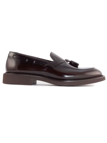 Ebony Brushed Leather Loafers - Doucal's - Modalova