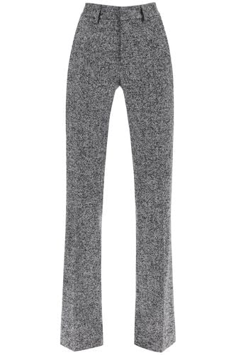 Pants With Herringbone Motif - Alessandra Rich - Modalova