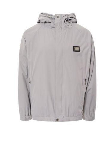 Dolce & Gabbana Hooded Nylon Jacket - Dolce & Gabbana - Modalova