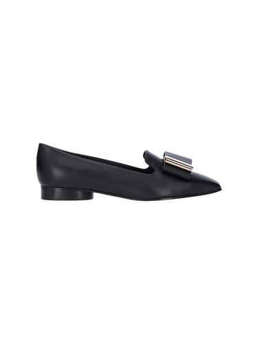 Ferragamo Double Bow Loafers - Ferragamo - Modalova