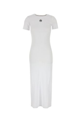 Moon Logo Ribbed Jersey Tube Dress - Marine Serre - Modalova