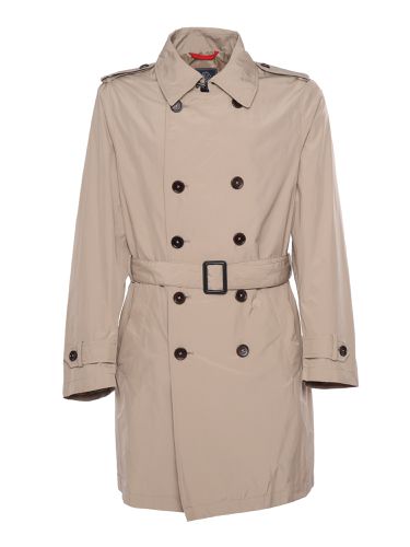 Fay Camel Trench Coat - Fay - Modalova