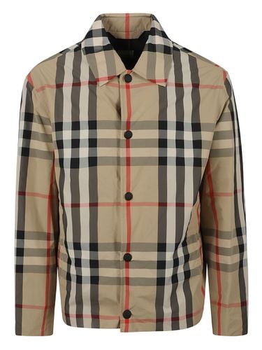 Burberry Check Pattern Shift Jacket - Burberry - Modalova