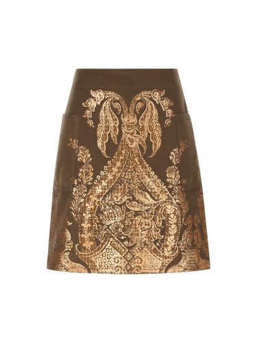 Etro Metallic Printed Mini Skirt - Etro - Modalova