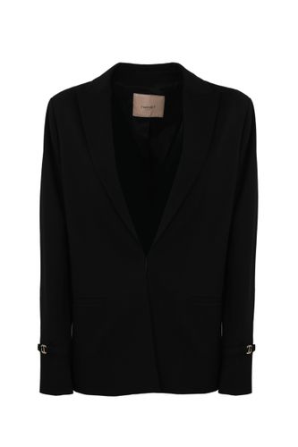 Blazer With Oval T Strap TwinSet - TwinSet - Modalova