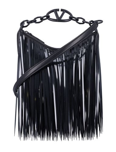 Vlogo Moon Mini Hobo Bag With Sequin Fringes - Valentino Garavani - Modalova