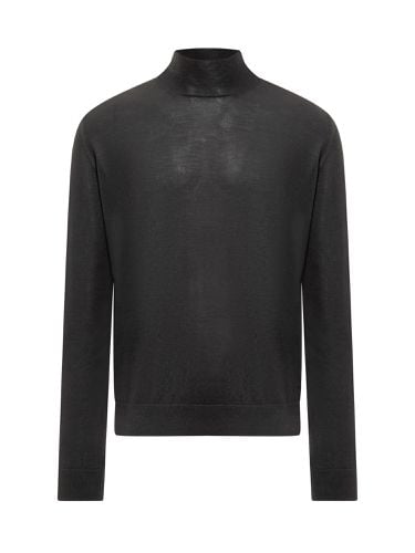 Lanvin Turtleneck With Logo - Lanvin - Modalova