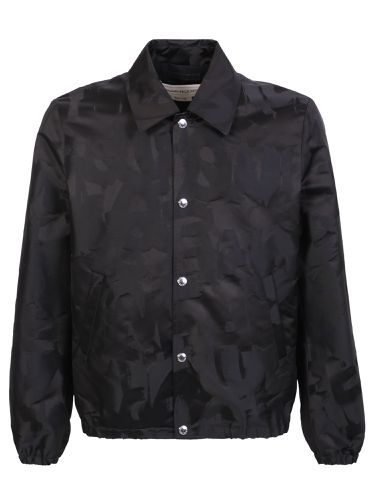 Graffiti Logo Jacket - Alexander McQueen - Modalova