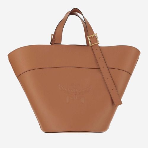 MCM Himmel Leather Shoulder Bag - MCM - Modalova