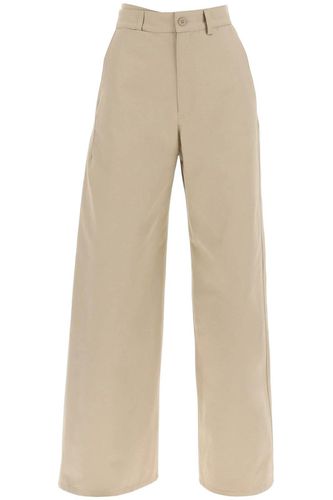 Mid-rise Wide Leg Pants - MM6 Maison Margiela - Modalova