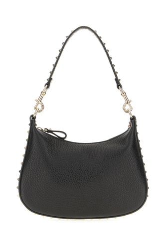 Black Leather Handbag - Valentino Garavani - Modalova