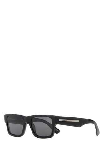 Prada Black Acetate Sunglasses - Prada - Modalova