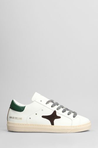 AMA-BRAND Sneakers In White Leather - AMA-BRAND - Modalova