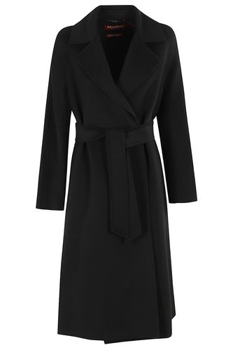 Belted Mid-length Coat - Max Mara Studio - Modalova