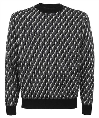 Long Sleeve Crew-neck Sweater - Emporio Armani - Modalova