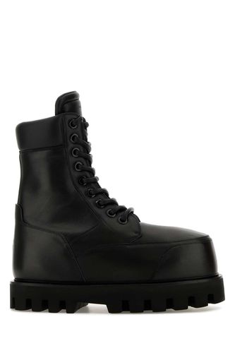 Leather Ankle Boots - Alexander McQueen - Modalova