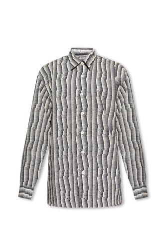 Graphic Printed Buttoned Shirt - Dries Van Noten - Modalova