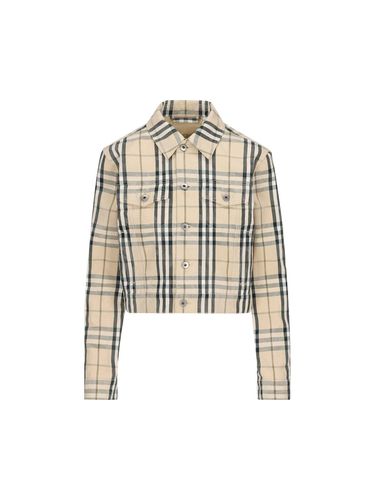 Burberry Embroidered Denim Jacket - Burberry - Modalova