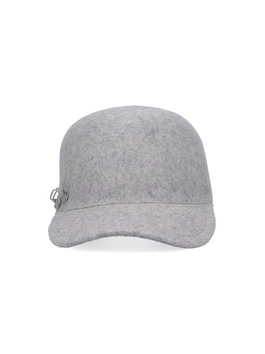 Merino Wool Baseball Hat - Ermanno Scervino - Modalova