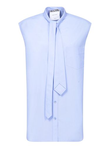 Moschino Sleeveless Buttoned Shirt - Moschino - Modalova