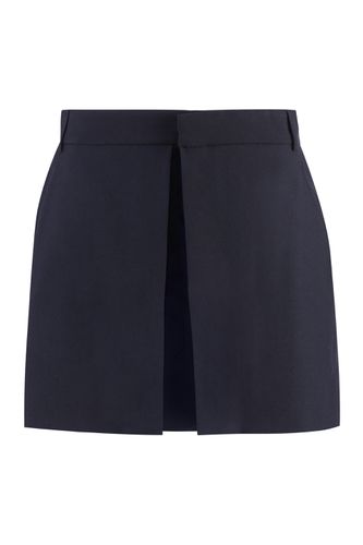 Wool Mini Skirt - Ami Alexandre Mattiussi - Modalova