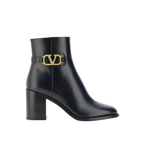 Garavani Vlogo Leather Ankle Boots - Valentino Garavani - Modalova