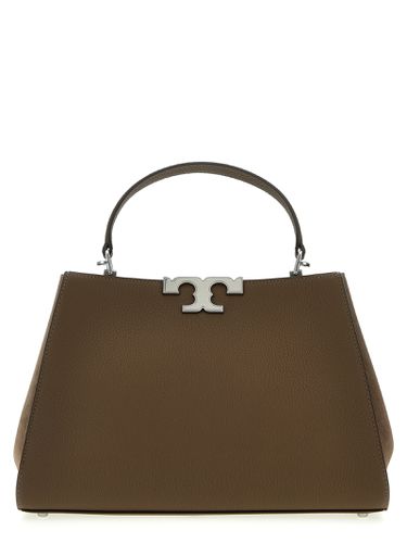 Eleanor Bag In Dark Brown Leather - Tory Burch - Modalova