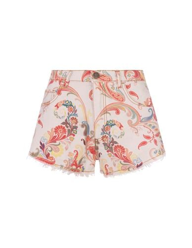 Shorts With Paisley Print - Etro - Modalova