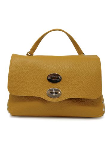 Z1050 Giallone Postina Centauro S Leather Handbag - Zanellato - Modalova