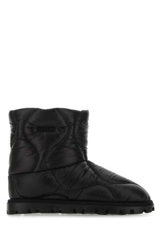 Miu Miu Black Nylon Ankle Boots - Miu Miu - Modalova