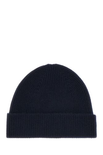 Midnight Blue Cashmere Beanie Hat - Zegna - Modalova