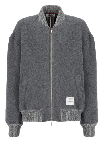 Thom Browne Wool Bomber Jacket - Thom Browne - Modalova