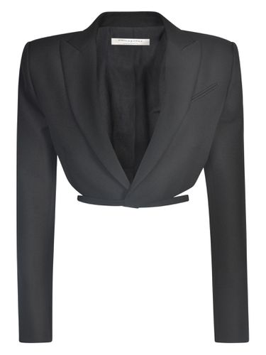 Belted Waist Cropped Blazer - Philosophy di Lorenzo Serafini - Modalova