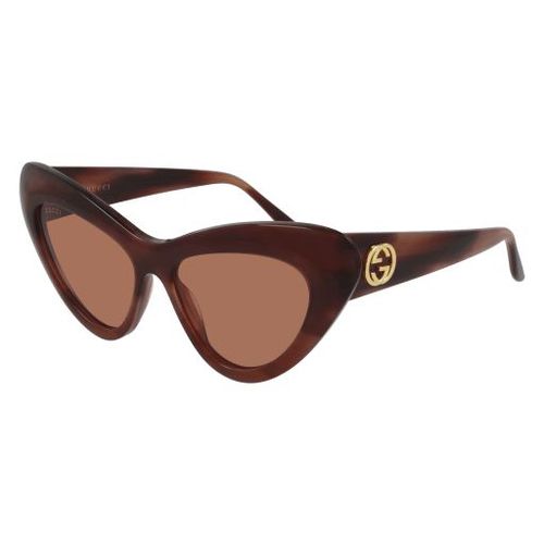 Gg0895s004 Havana Havana Orange - Gucci Eyewear - Modalova