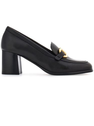 Calf Leather Loafer Pumps - Ferragamo - Modalova