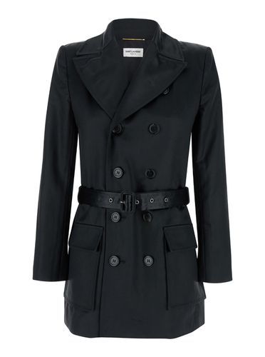 Saint Laurent Trench Jacket - Saint Laurent - Modalova