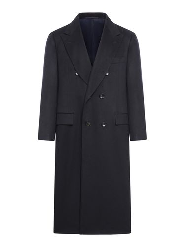 Cappotto Doppiopetto In Cashmere - Kiton - Modalova