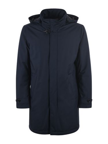 Technical Gabardine Raincoat - Fay - Modalova