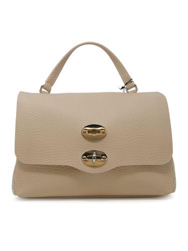 Z0865 Rosatello Postina Centauro S Leather Handbag - Zanellato - Modalova